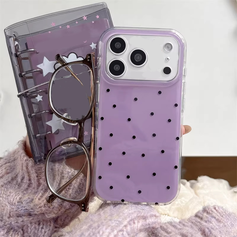 Phone Cases Purple - Funda de Teléfono Coreana con Diseño