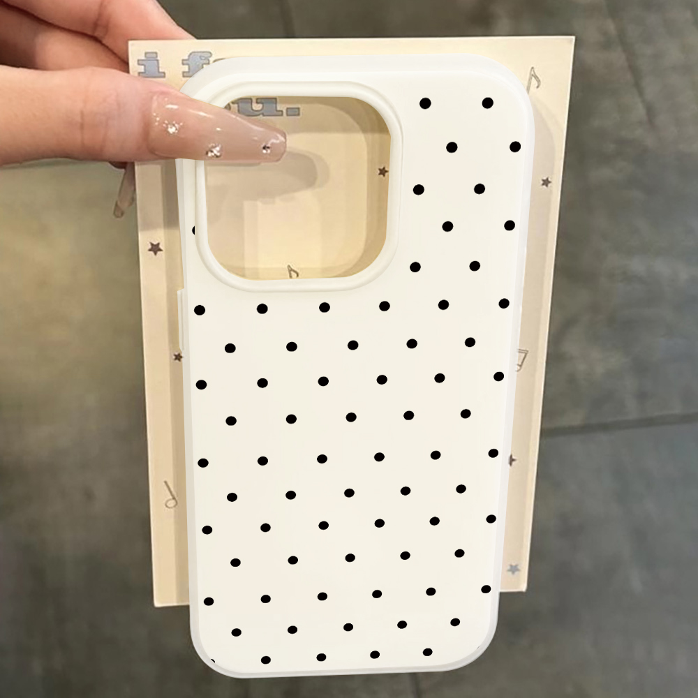 Samsung Galaxy S24 - Funda minimalista con diseño de lunares