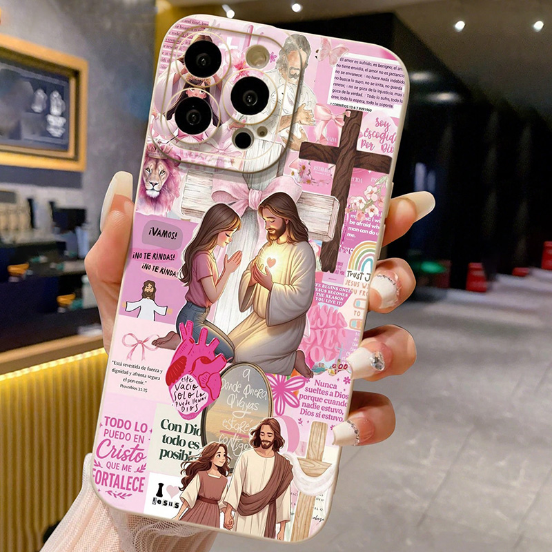 Phone Cases Jesus - Funda de Teléfono con Diseño Religioso