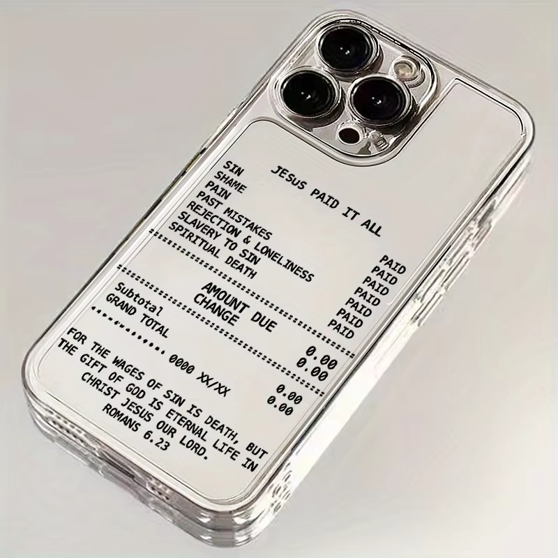 Phone Cases Jesus - Funda Transparente Antigolpes para iPhone 17