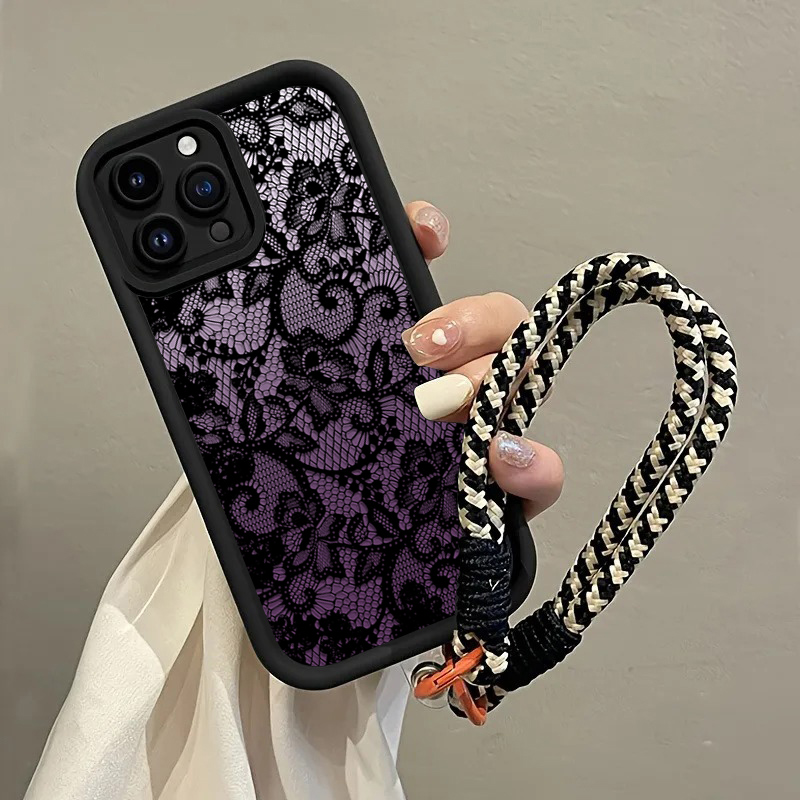 Phone Cases Purple - Funda de Teléfono con Correa de