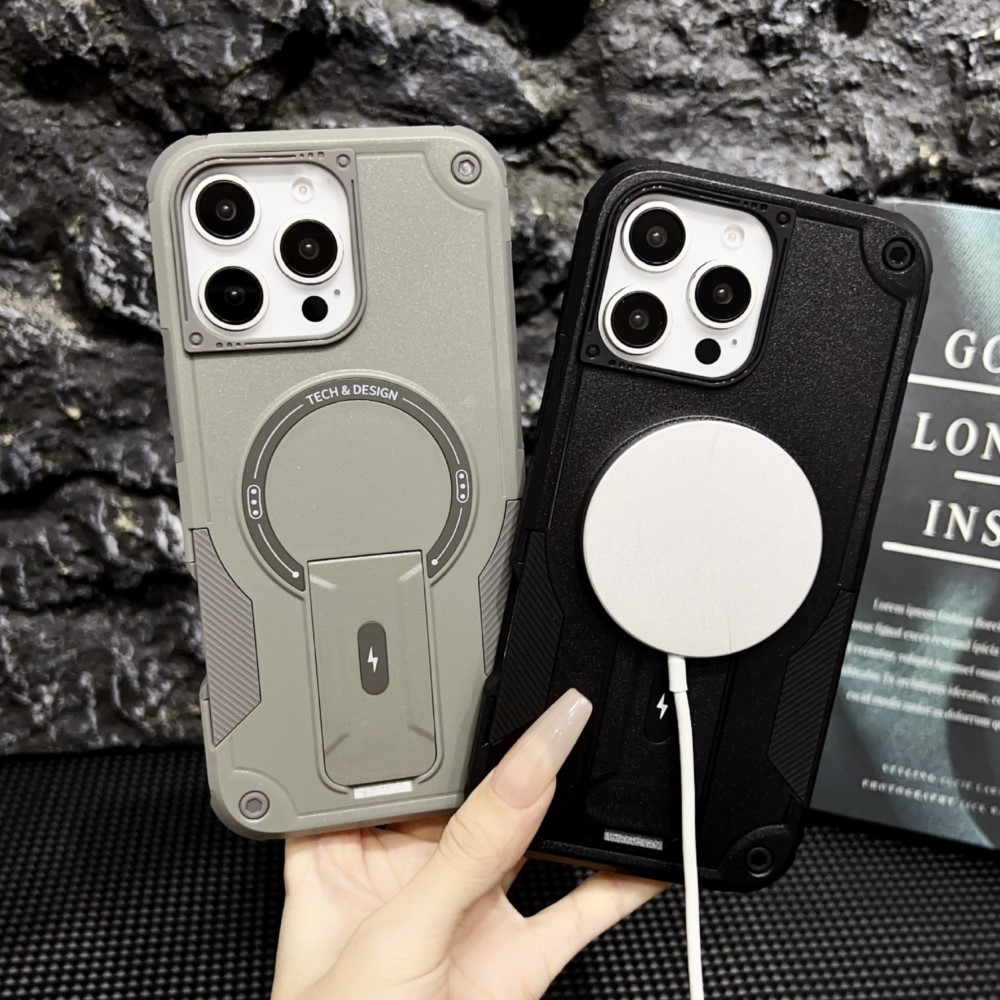 Phone Cases Quality - Funda de lujo con soporte magnético