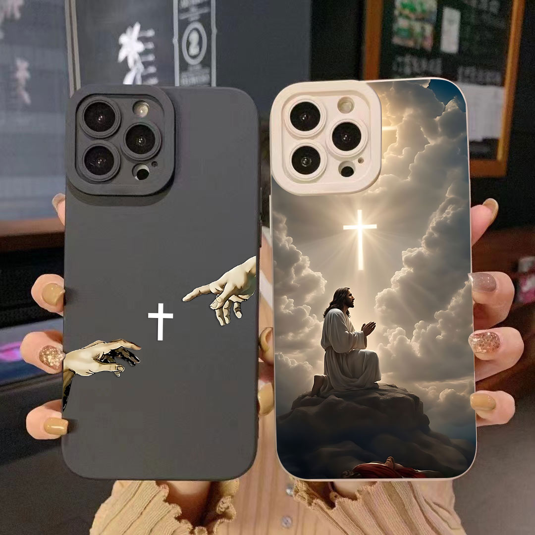 Phone Cases Jesus - Funda de teléfono antigolpes pintada con