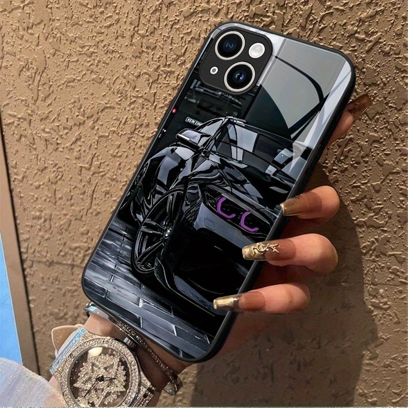 Phone Cases Purple - Funda de teléfono de cristal con