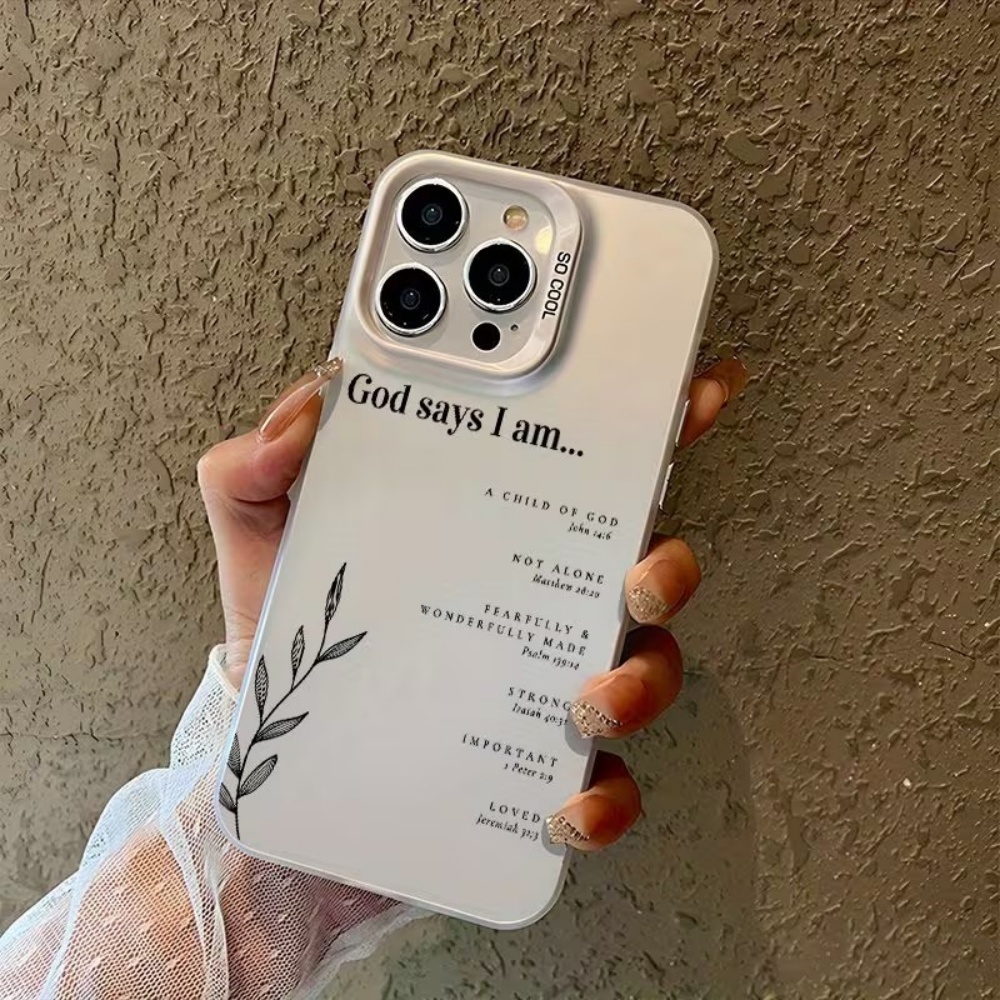 Phone Cases Jesus - Funda para Teléfono con Versículo Cristiano