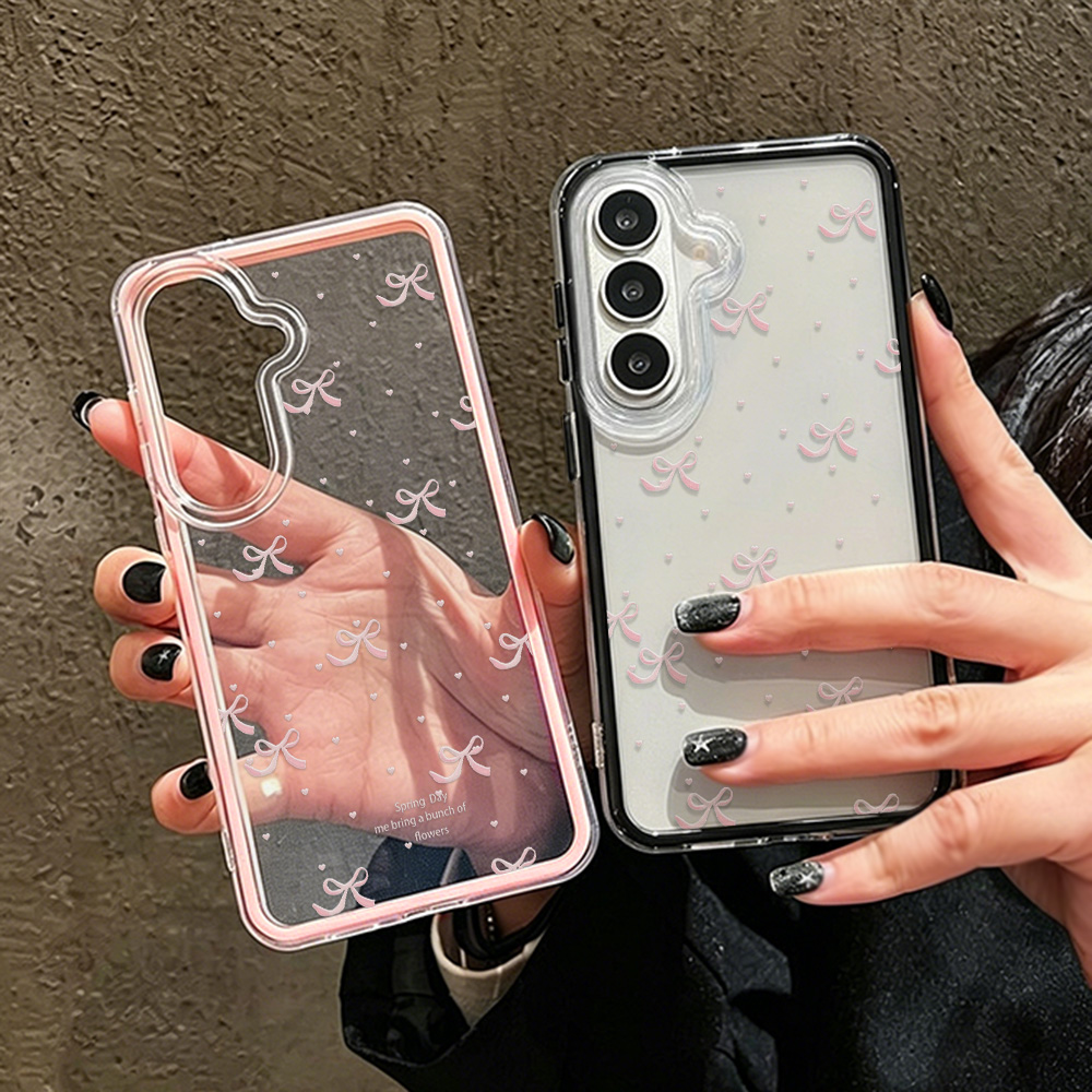 Phone Cases Quality - Funda de Teléfono Suave con Lazo