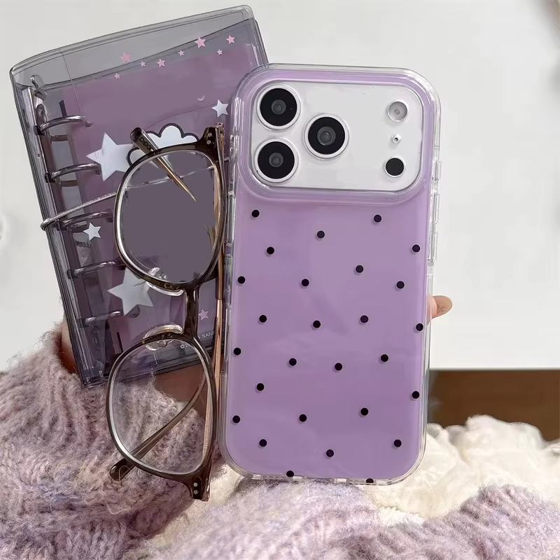 Phone Cases Purple - Funda de Silicona Antigolpes con Diseño