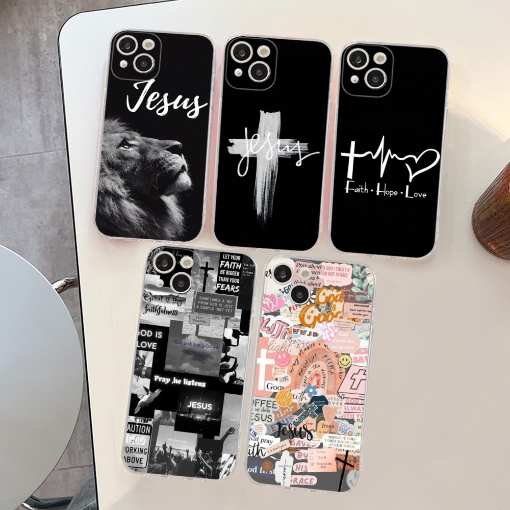 Phone Cases Jesus - Versículo de la Biblia cristiana Jesús