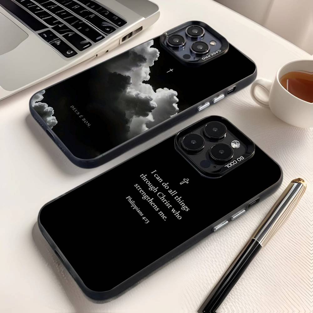 Phone Cases Jesus - Funda de teléfono con versículo de