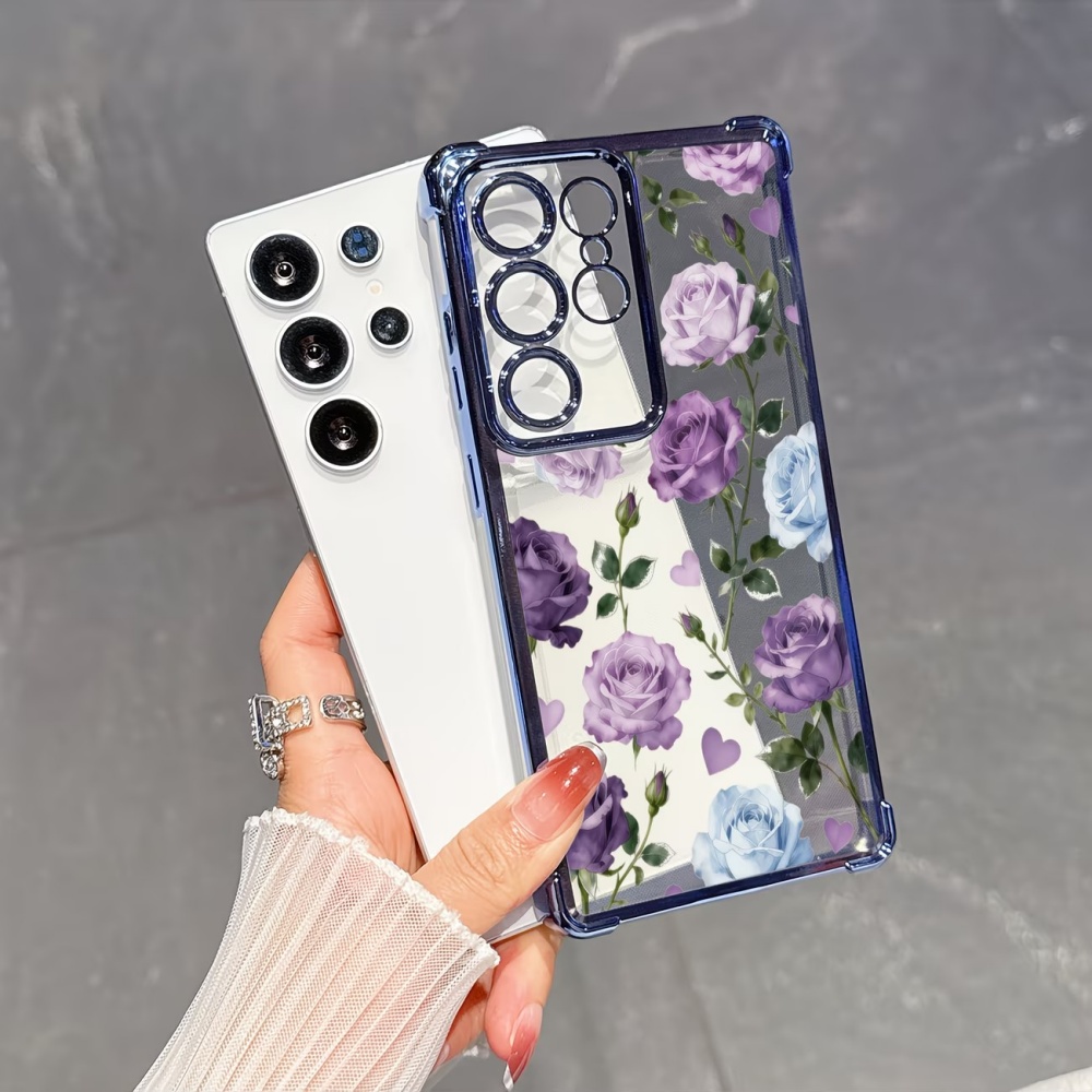Funda Transparente con Cuatro  - Phone Cases Purple reseña y precio