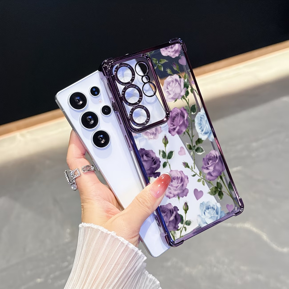 Funda Transparente con Cuatro  - Phone Cases Purple reseña y precio