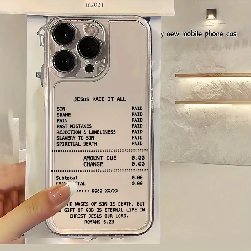 Funda Transparente Antigolpes  - Phone Cases Jesus reseña y precio