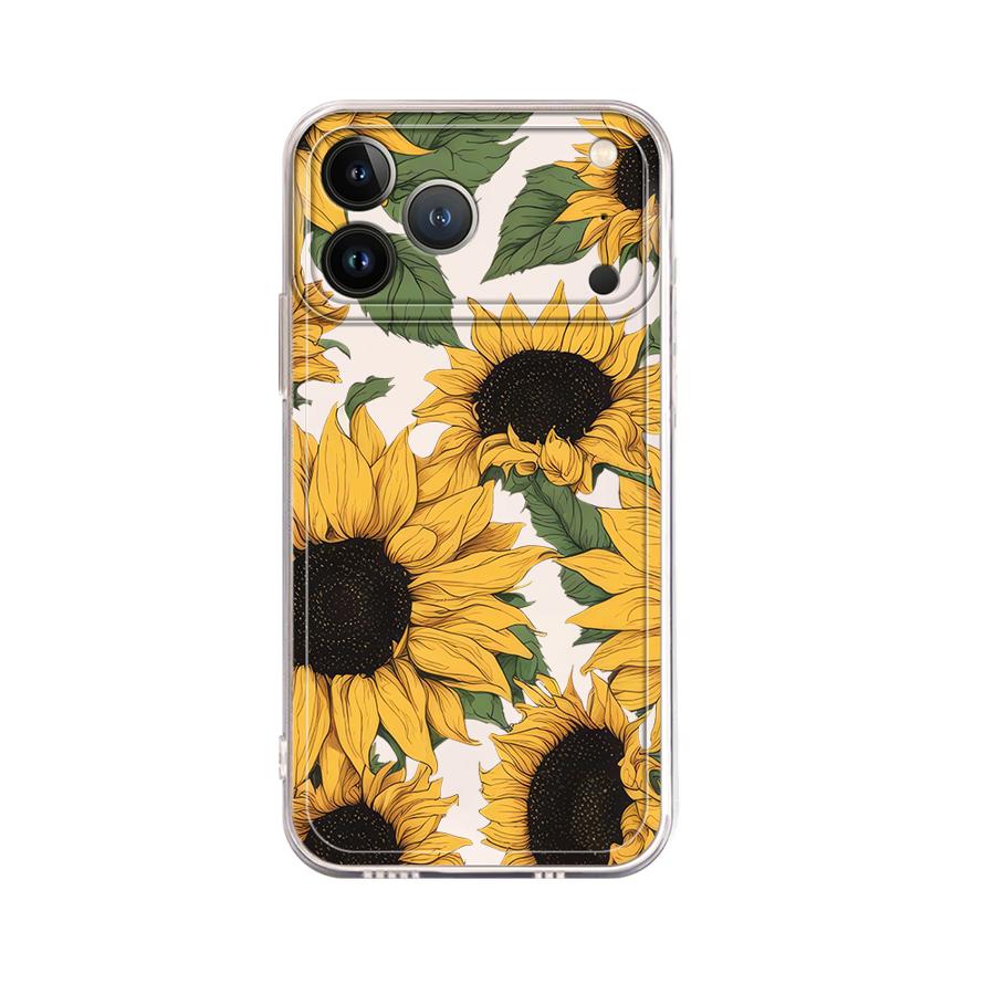 Funda con Diseño de Girasoles  - Phone Cases Iphone 17 Pro Max reseña y precio