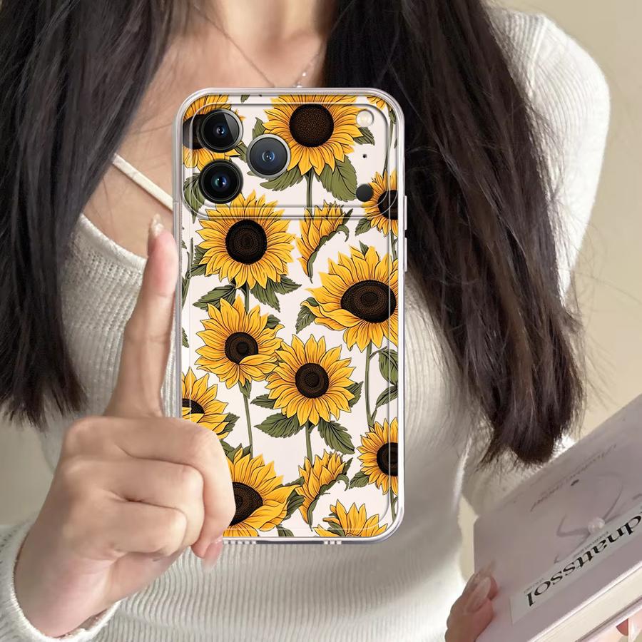 Funda con Diseño de Girasoles  - Phone Cases Iphone 17 Pro Max reseña y precio