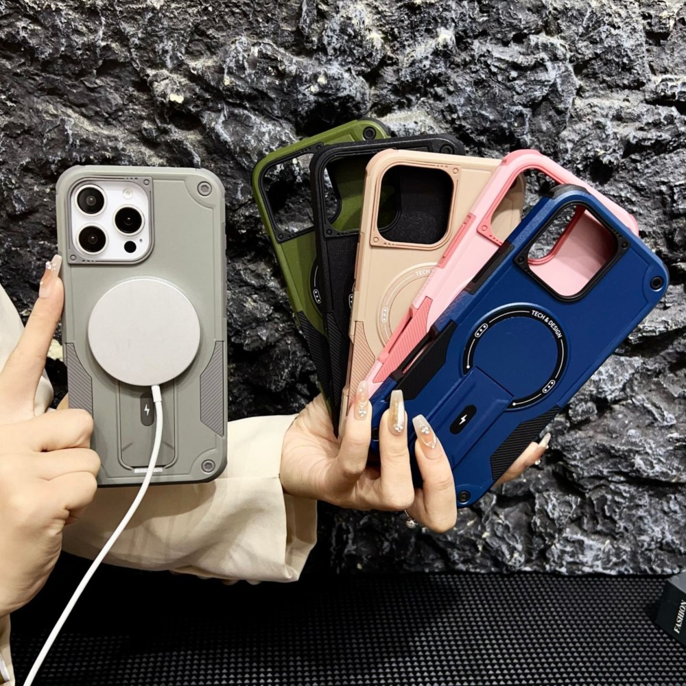 Funda de lujo con soporte magn - Phone Cases Quality reseña y precio