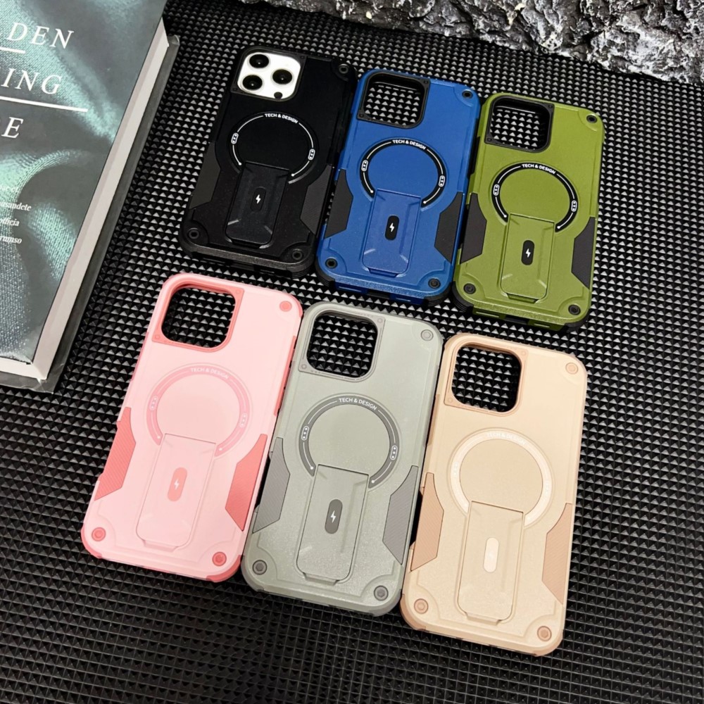 Funda de lujo con soporte magn - Phone Cases Quality reseña y precio