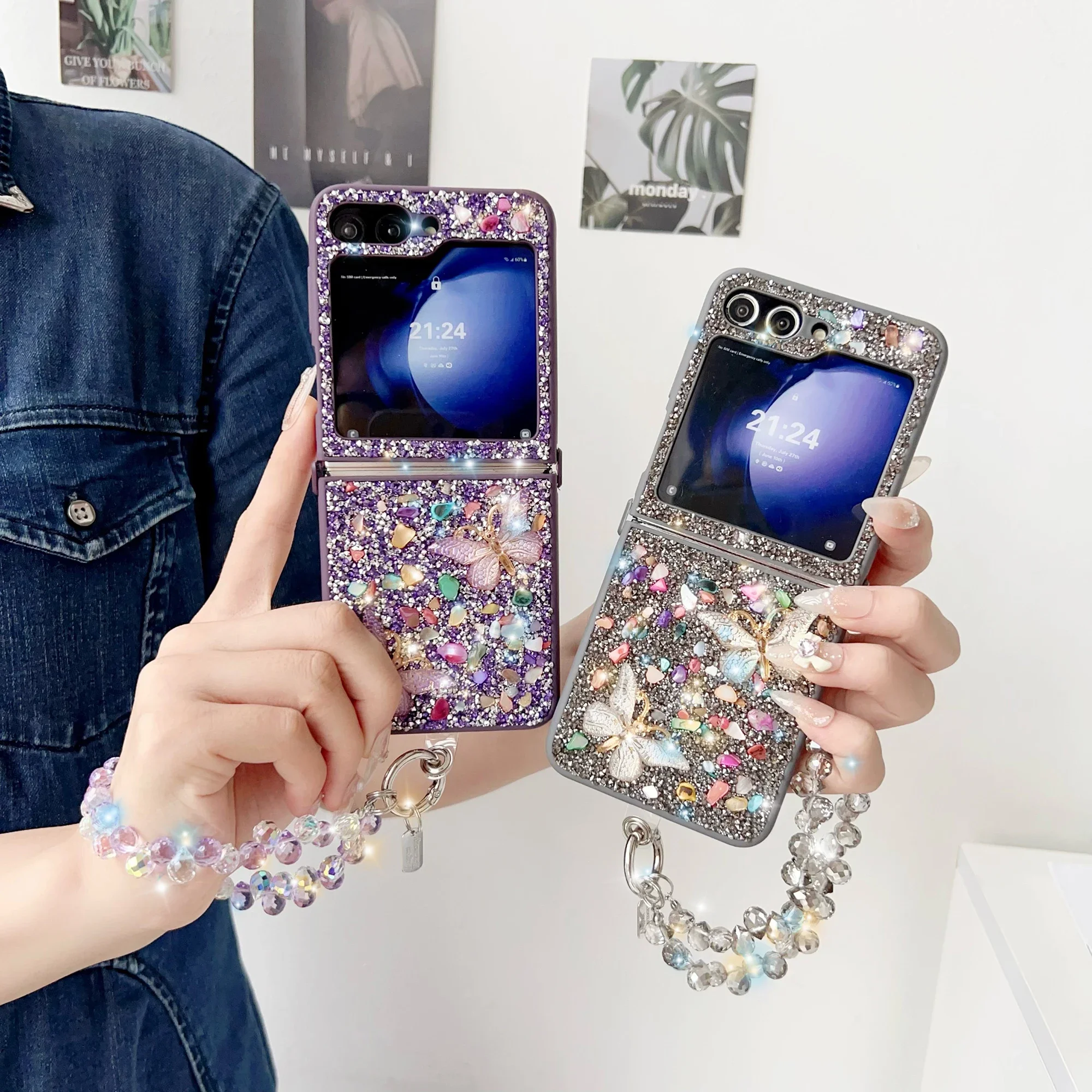 Funda de teléfono con purpurin - Phone Cases Z Flip 5 reseña y precio