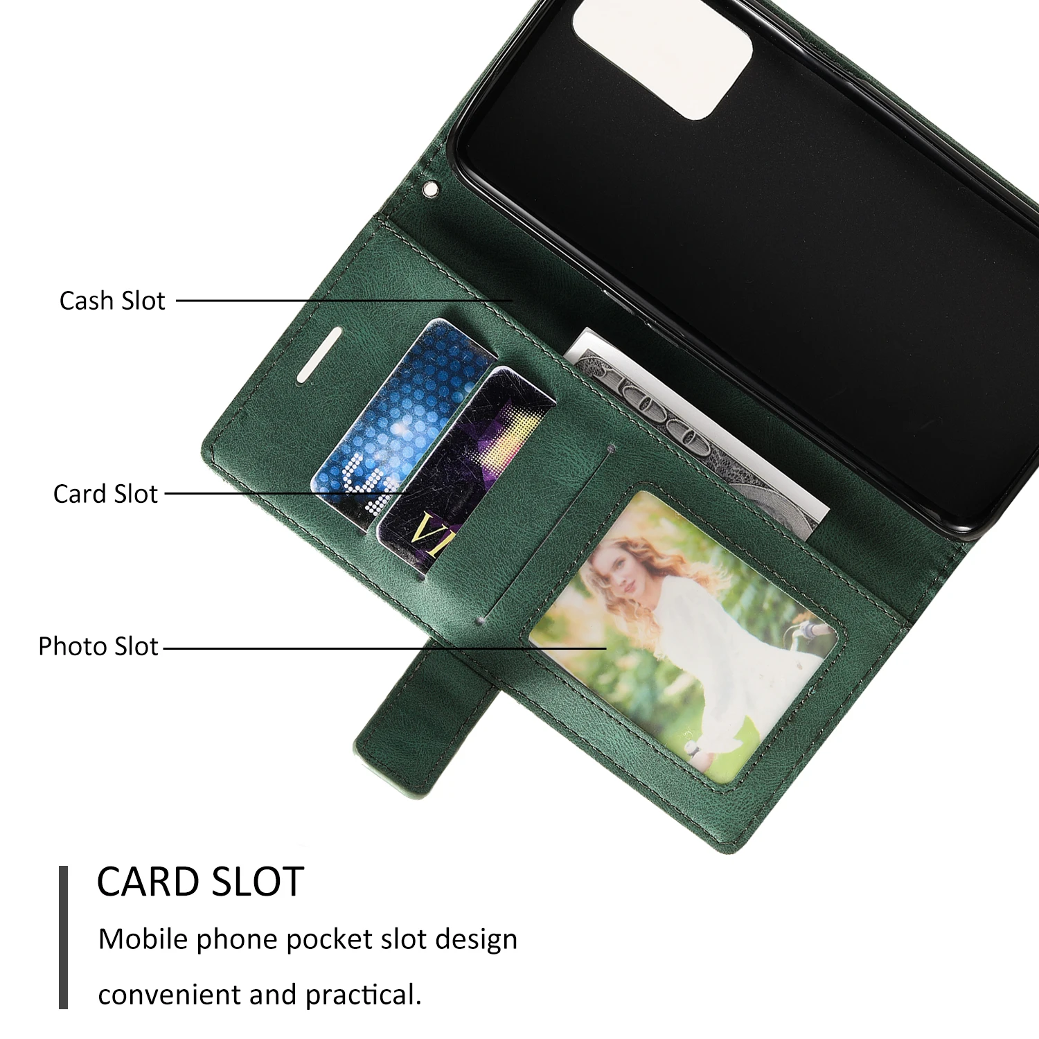 Funda de cuero con tapa para O - Phone Cases On Sale reseña y precio