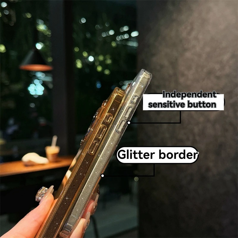 New Bronze Gold Glitter phone  - Phone Cases Quality reseña y precio