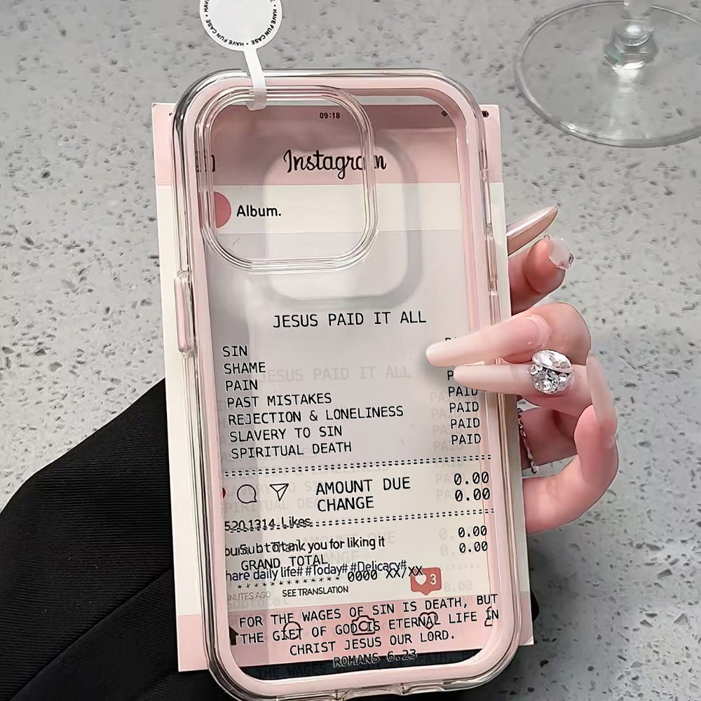 Fundas Transparentes 2 en 1 co - Phone Cases Jesus reseña y precio