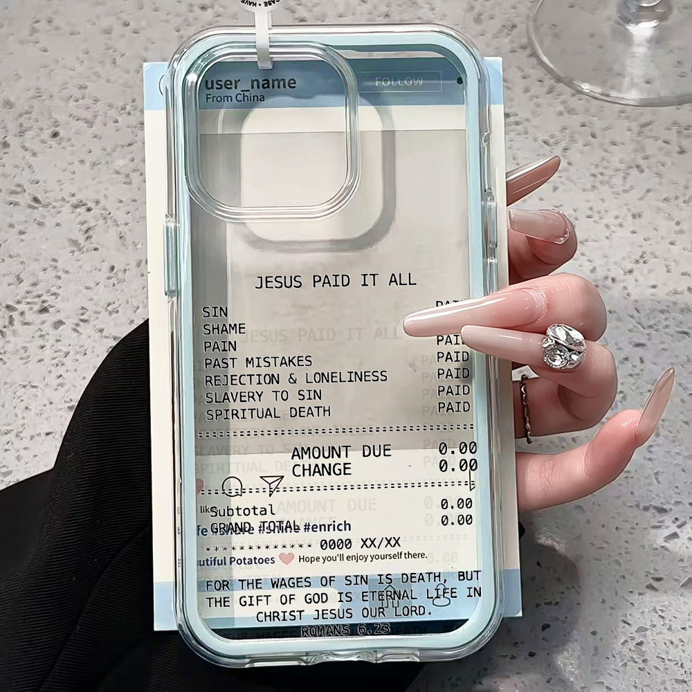 Fundas Transparentes 2 en 1 co - Phone Cases Jesus reseña y precio