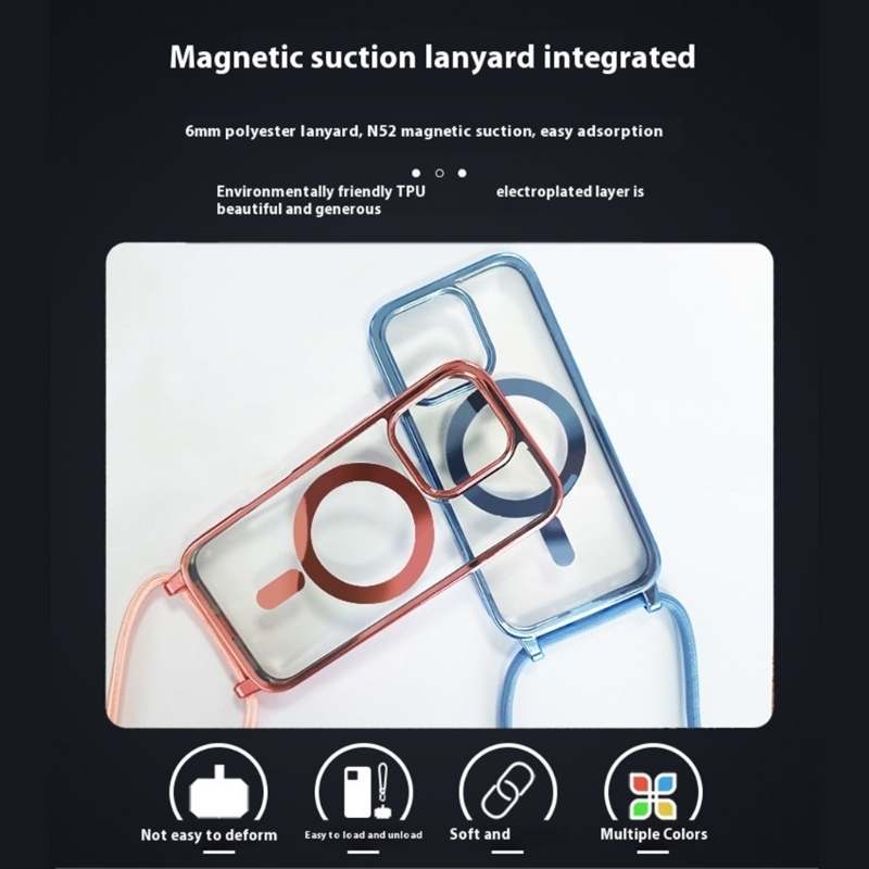 Funda magnética con cordón des - Phone Cases Best reseña y precio