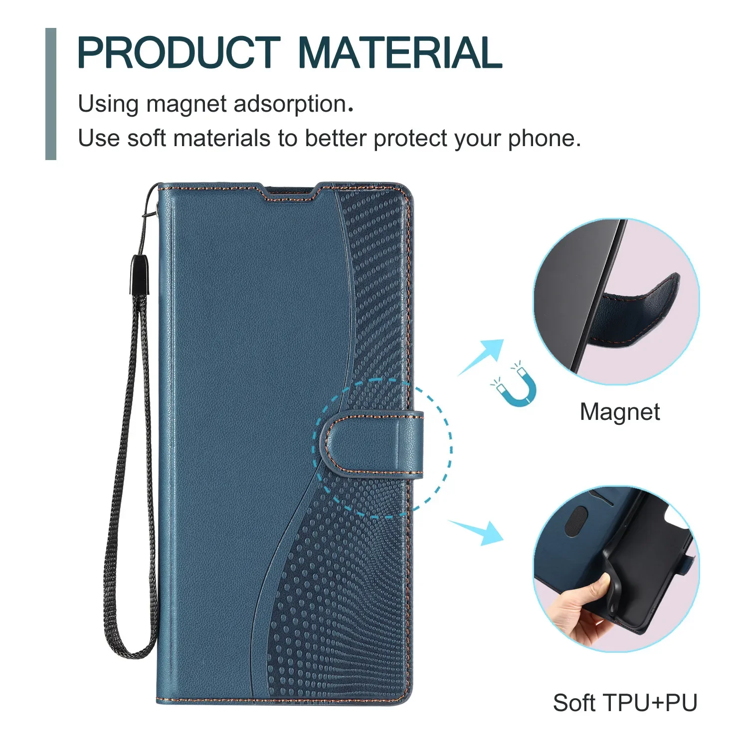 Funda de cuero con tapa para t - Phone Cases On Sale reseña y precio