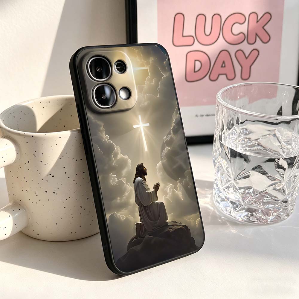 Funda de teléfono negra con di - Phone Cases Jesus reseña y precio