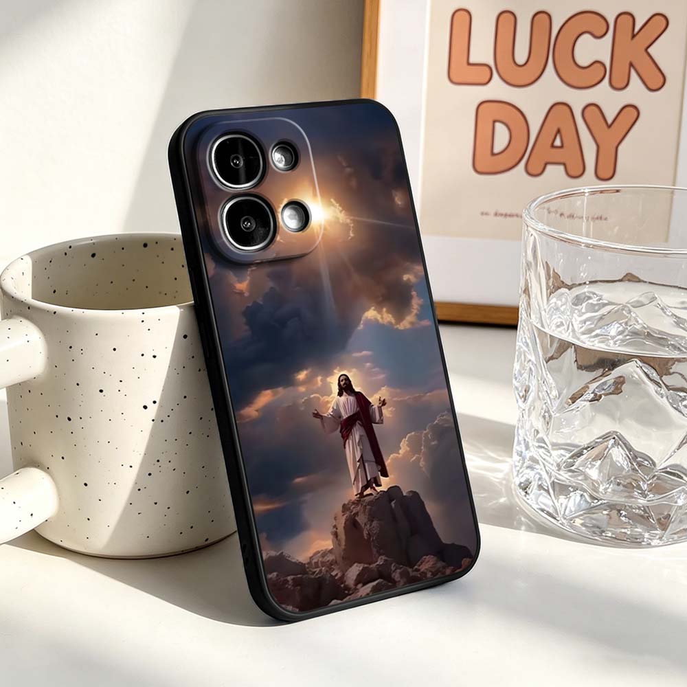 Funda de teléfono negra con di - Phone Cases Jesus reseña y precio