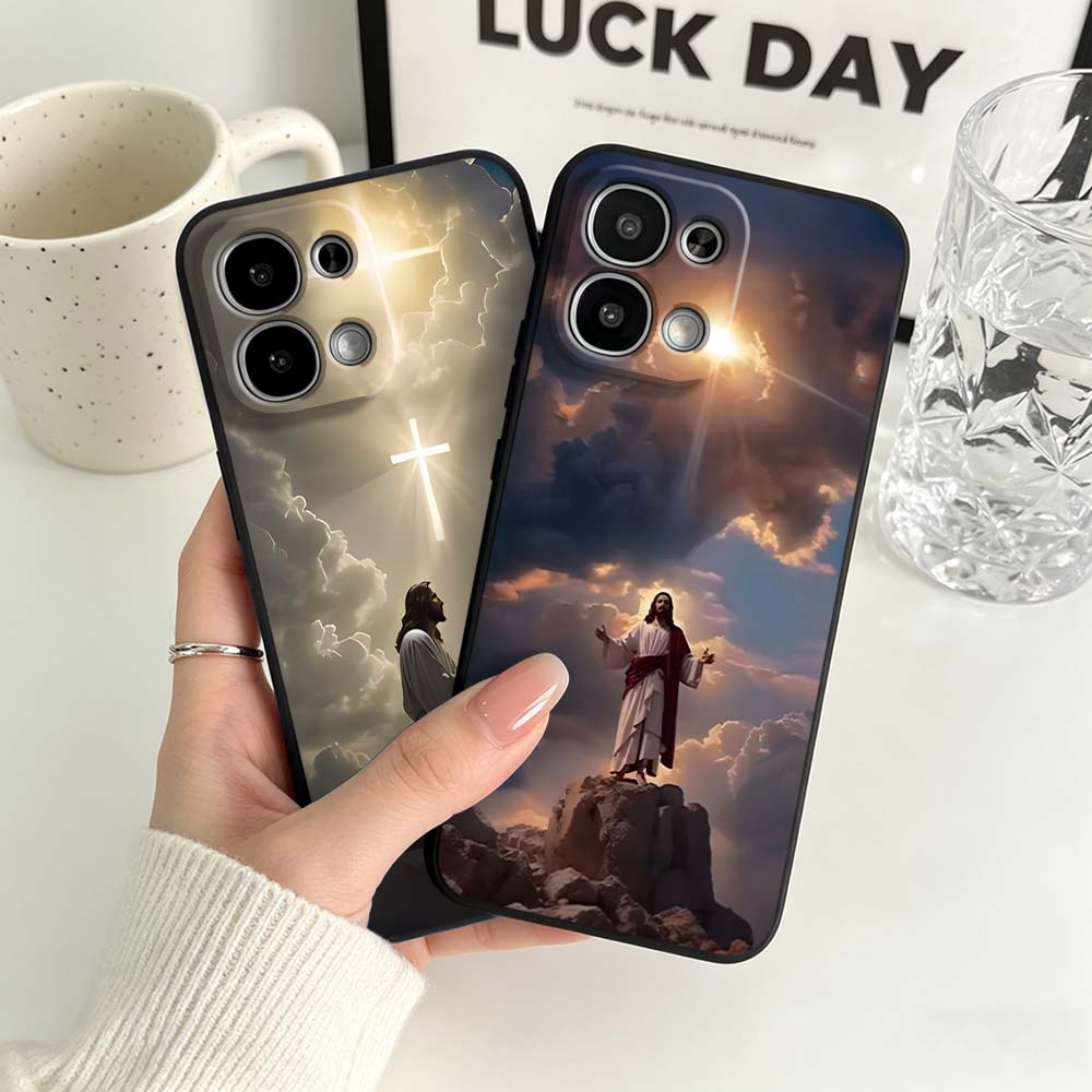 Funda de teléfono negra con di - Phone Cases Jesus reseña y precio