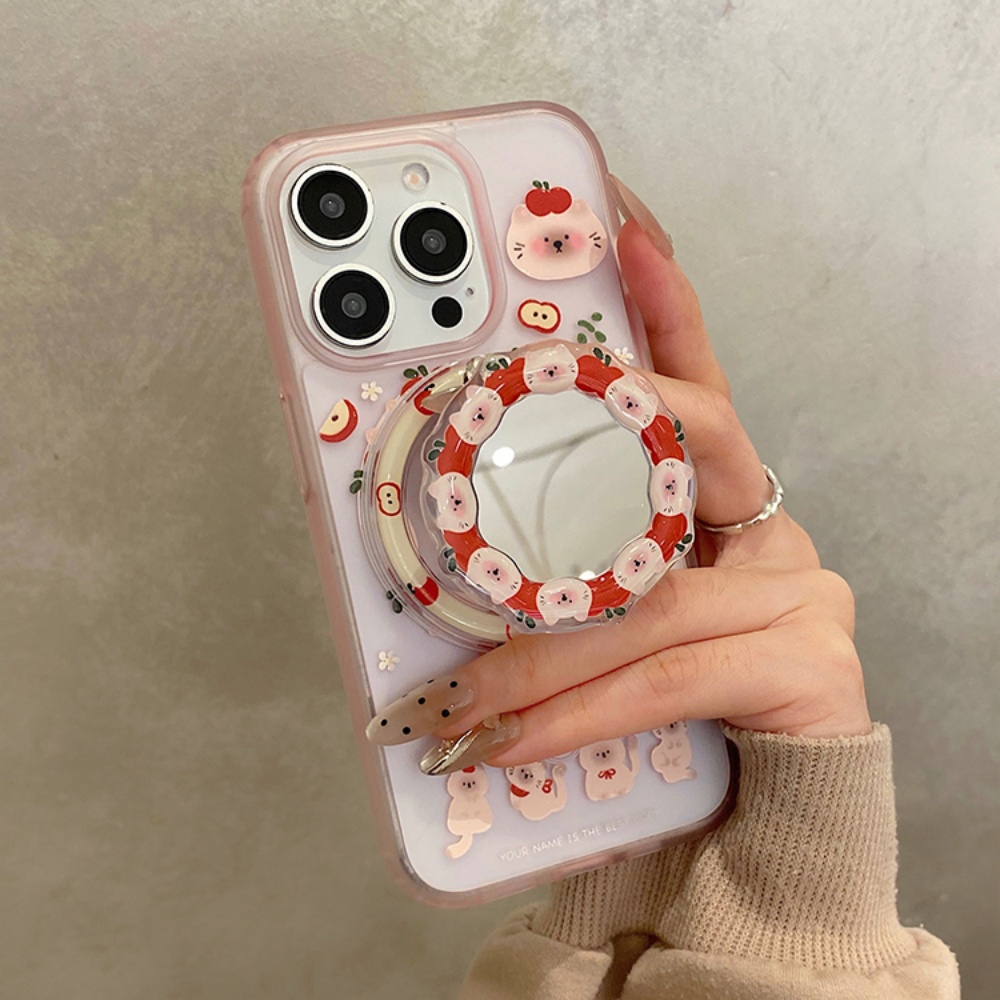 Coreano lindo Apple Kitty para - Phone Cases Quirky reseña y precio