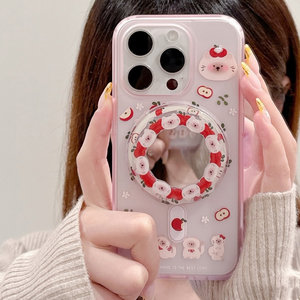 Coreano lindo Apple Kitty para - Phone Cases Quirky reseña y precio